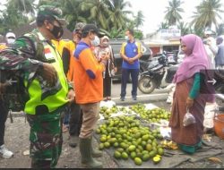 Satgas Relawan Covid-19 Nagari Manggopoh Sosialisasikan Prokes