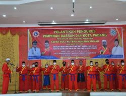 Pengurus Perguruan Tapak Suci Putra Muhammadiyah Kota Padang Dilantik