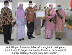 Momen Hari Ibu, Wabup Pasaman Resmikan Sekolah Pasan Mandeh