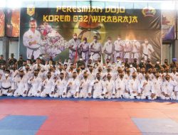 Danrem Resmikan Pendirian Dojo Korem 032/Wirabraja