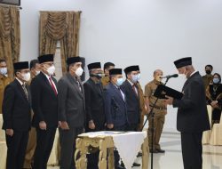 Gubernur Lantik Sembilan Pejabat Tinggi Pratama, Inilah Mereka!