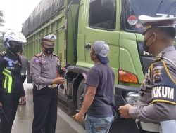Puluhan Truk Odol Kena Tilang di Indarung