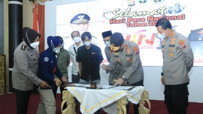 Kapolda Sumbar teken PKS terkait kemerdekaan Pers
