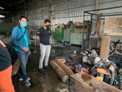 Korsleting Listrik, Gudang Family Raya Terbakar