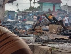 Enam Ruko di Sitiung Hangus Terbakar, Kerugian Ditaksir Ratusan Juta