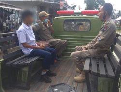 Keluyuran Saat Jam pelajaran, Dua Pelajar Diamankan Satpol PP di Pasaman