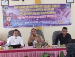 Guru SMKN 1 Pasaman Dibekali Ketrampilan Menulis Best Practice