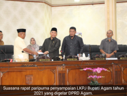 DPRD Agam Gelar Paripurna LKPJ Bupati 2021
