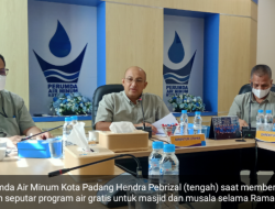 Perumda Air Minum Kota Padang Gratiskan Air untuk 580 Masjid dan Musala