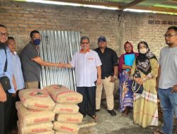 Muhidi Bantu Korban Kebakaran di Sawahan Dalam