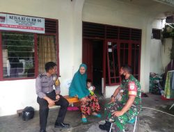 Babinsa dan Bhabinkamtibmas Sawahan Ajak Warga Jaga Kamtibmas