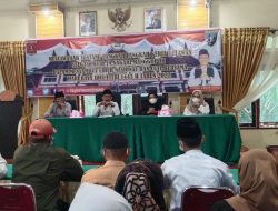 Hadapi Lebaran, Pemnag Nagari Manggopoh dan Relawan Satgas Covid- 19 Gelar Rakor
