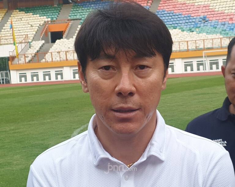 Pelatih Timnas Indonesia, Shin Tae Yong.