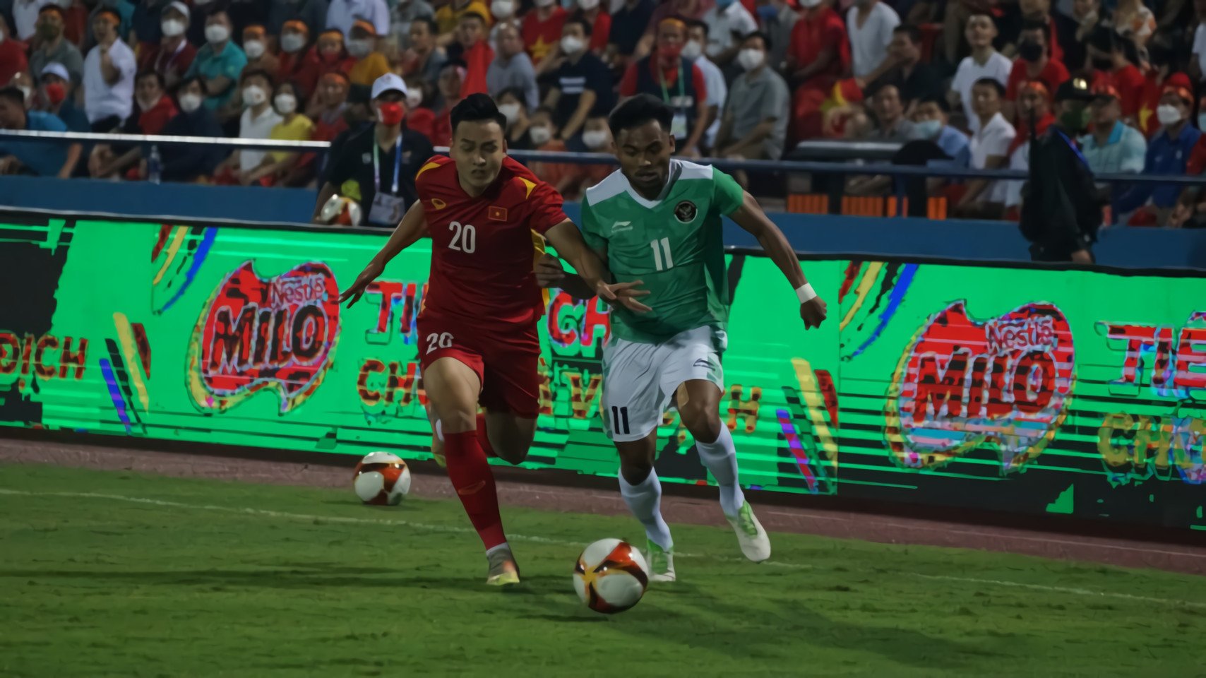 Cuplikan duel Timnas Indonesia konra Vietnam beberapa waktu lalu.