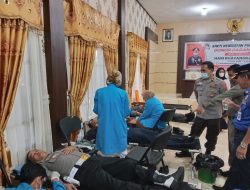 Polres Pasaman Gelar Aksi Donor Darah