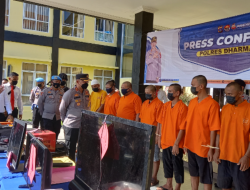 Polres Dharmasraya Amankan 15 Tersangka Dalam 2 Bulan