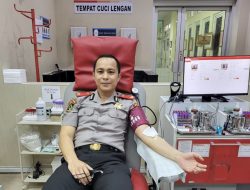 Kompol Albert Zai, Donor Darah dan Baksos demi Kemanusiaan