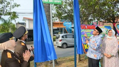 Walikota Padang Resmikan Jalan Jaksa Agung R. Soeprapto