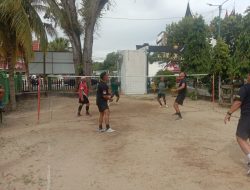 Jaga Stamina, Personel TNI Isi Kegiatan dengan Berolahraga