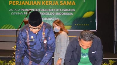 Pemko Padang dan PT Grab Teknologi Indonesia Jalin Kerjasama