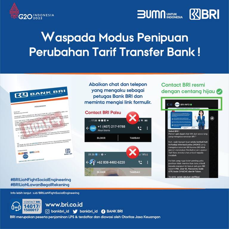 Perangi Soceng, BRI Turut Aktif Ungkap Kejahatan Perbankan