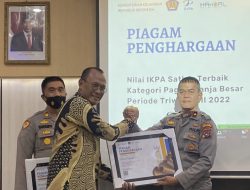 Polres Payakumbuh Terima Penghargaan KPPN Bukittinggi