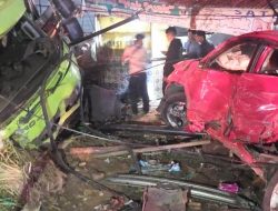 Kecelakaan Beruntun di Padang Lua, Libatkan Empat Unit Mobil dan Satu Sepeda Motor