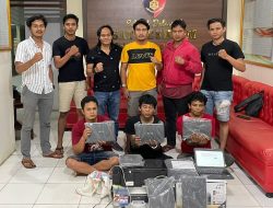 Komplotan Bandit Curi Puluhan Laptop