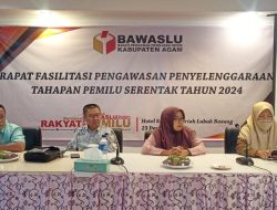 Bawaslu Agam Gelar Rapat Fasilitasi Pengawasan Penyelenggaraan Tahapan Pemilu Serentak 2024