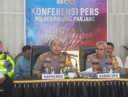 Kasus Curanmor dan Laka Lantas Meningingkat Selama 2022 di Padangpanjang