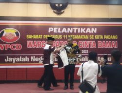Wagub Sumbar Lantik WPCD se-Kota Padang