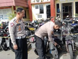 Polresta  Padang Kandangkan 137 Kendaraan 