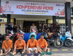 Polisi Amankan 9 Motor dan 1 Minibus dari Tangan Empat Pelaku Curanmor 