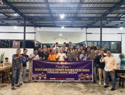 Perkuat Sinergisitas, Bidhumas dan Ditintelkam Polda Sumbar Jalin Kemitraan dengan Awak Media