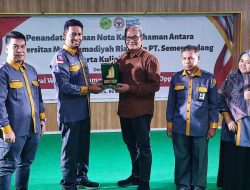 Dukung Program MBKM, PT Semen Padang Tandatangani MoU dengan Universitas Muhammadiyah Riau