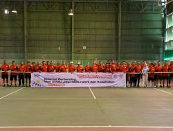 Rangkaian HUT ke-65 Pengambilalihan Pabrik, Semen Padang Gelar One Day Tennis Competition