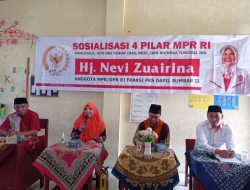 Nevi Zuairina Ajak Ibu-Ibu Wirid Yasin Pasaman Paham 4 Pilar Kebangsaan