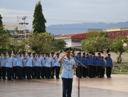 Lanud Sutan Sjahrir Gelar Ziarah Rombongan Dalam Rangka Memperingati Hari Bakti TNI AU Ke – 76 di TMP Kusuma Negara