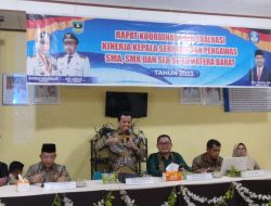 SMAN 2 Pasbar Tuan Rumah Rakor dan Evaluasi Kepsek dan Pengawas se-Sumbar 