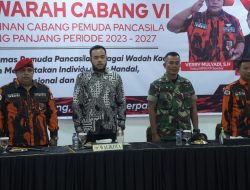 Gelar Muscab, Walikota Berharap Pemuda Pancasila Jaga Nilai-nilai Pancasila