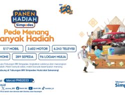 Yuk Menabung di Tabungan BRI Simpedes! Aman Uangnya dengan Ribuan Hadiah yang Diundi 2 Kali Setahun