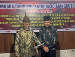 Tokoh Budaya Minangkabau, Mak Katik: Mari Wujudkan Pemilu Damai Tanpa Hoaks