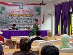 Hangatkan Mesin Partai, DPC PKB Padangpanjang Gelar Workshop Politik