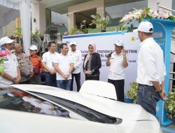 Kendaraan Listrik Makin Diminati, PLN Resmikan SPKLU Grand Bunda Hotel Bukittinggi