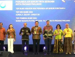 Perumda Tirta Serambi Raih Penghargaan Top BUMD Awards 2024