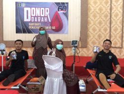 12 Pegawai Rutan Padangpanjang Donorkan Darah