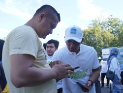 PLN Presentasikan Sumbar Langit Biru Bebas Polusi di Event Car Free Day Kota Padang