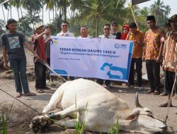 YBM PLN Gelar Program Tebar Berkah Daging Untuk Korban Bencana di Rambatan Tanah Datar