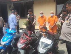 Pelaku Curanmor dan Penadah Diringkus, Tiga Unit Ranmor Berhasil Diamankan