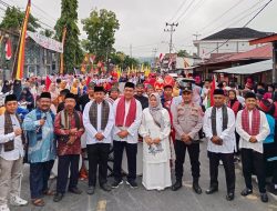Pawai Pembukaan MTQ Kabupaten Solok Selatan ke XLI Berlangsung Meriah